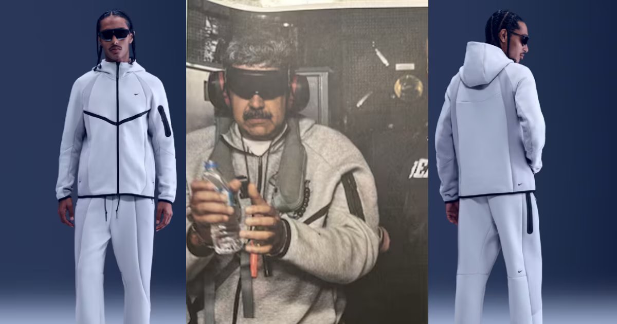 La sudadera de Nicolás Maduro: esto vale el conjunto que tenía el dictador cuando fue capturado