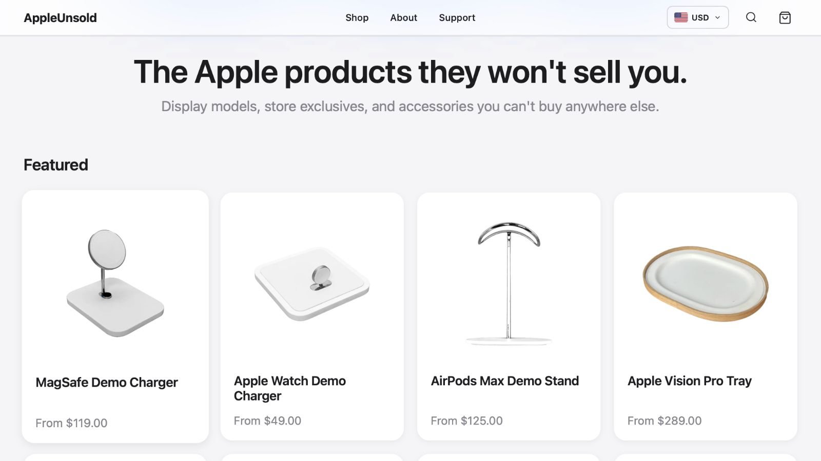 Los accesorios minoristas que Apple no le venderá ahora están disponibles a través de un nuevo sitio