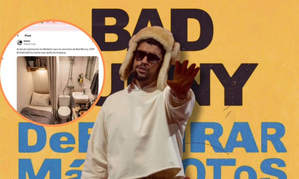 Los mejores memes por los incrementos millonarios del hospedaje en Medellín por el concierto de Bad Bunny: “Rento sofá en $10 millones”