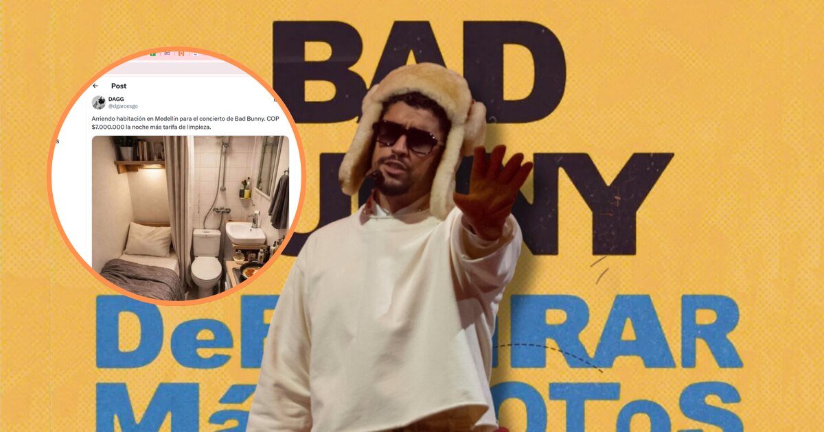 Los mejores memes por los incrementos millonarios del hospedaje en Medellín por el concierto de Bad Bunny: “Rento sofá en $10 millones”