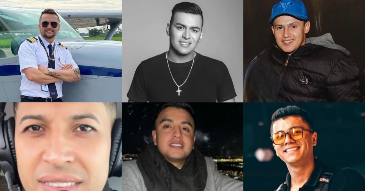 Los otros rostros de la tragedia aérea: las historias detrás de los cinco fallecidos junto a Yeison Jiménez en Boyacá