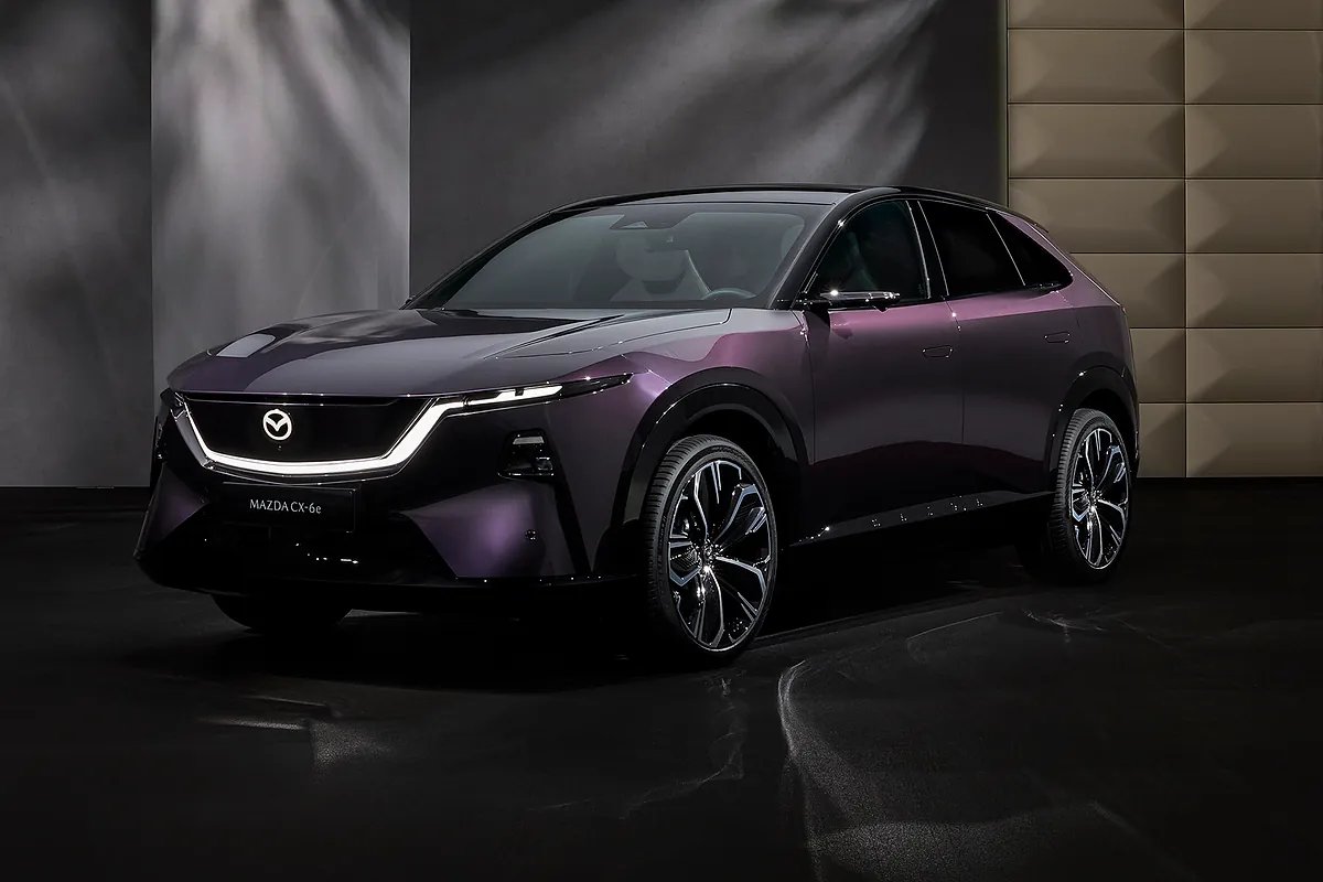 Mazda CX-6e: para verano y con el Tesla Model Y en el punto de mira