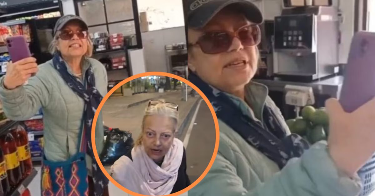 No sería la primera vez: La mujer que agredió a un repartidor de pizza, ya había discutido con una cajera en un supermercado y hay video