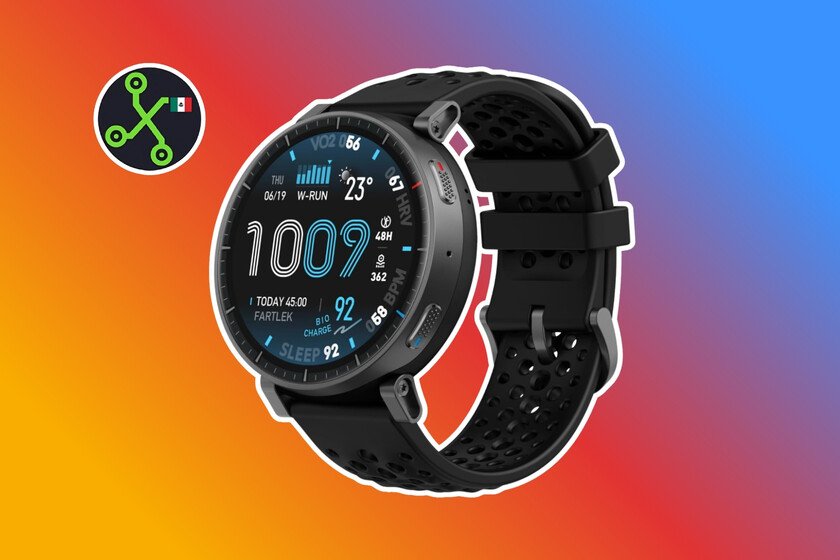 Nuevo reloj inteligente con pantalla AMOLED y batería que dura casi un mes por carga. Es compatible con iPhone y Android