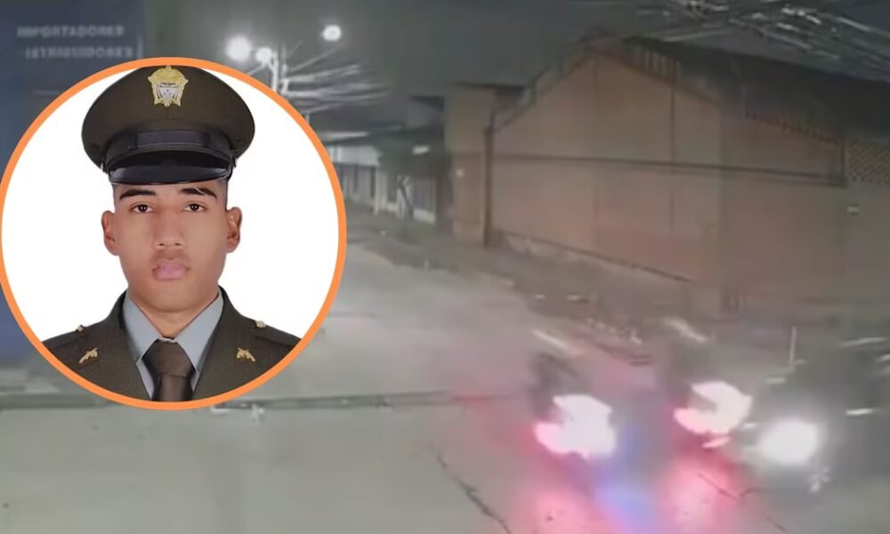 Patrullero de Cali murió en accidente de tránsito: cámaras de seguridad registraron el momento del choque