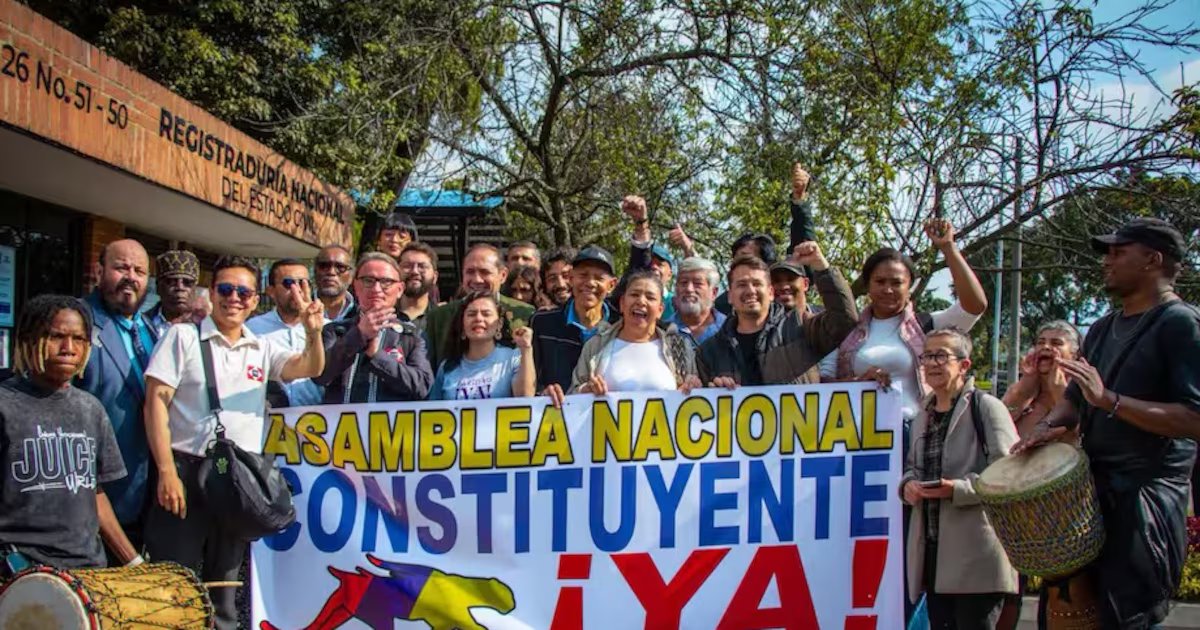 Registraduría tomará decisión sobre la iniciativa para convocar a una asamblea constituyente, como lo quiere Gustavo Petro