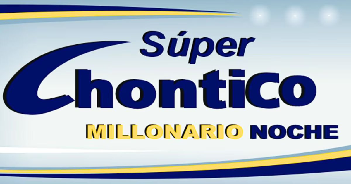 Resultados Súper Chontico Millonario Noche, último sorteo del jueves 22 de enero de 2026