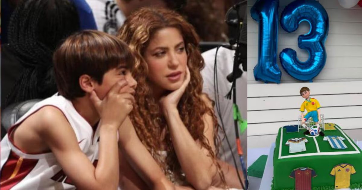Shakira celebró el cumpleaños de su hijo Milan con temática futbolera: “Miren a quién puse a jugar con la selección Colombia...”