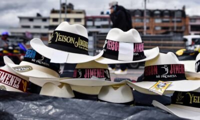 Sombreros, camisetas y banderas: así se movió la economía en la despedida de Yeison Jiménez