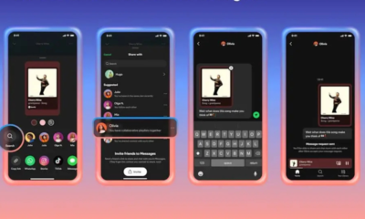 Spotify añade chats grupales en mensajes directos para compartir canciones, pódcasts y listas con hasta 10 personas: así funciona
