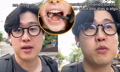 Turista coreano resaltó la higiene bucal de los colombianos y la comparó con Candá: “Tienen tanta plata”