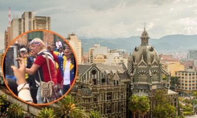 Un Trump ‘paisa’ fue captado en Medellín cantando junto a multitud de venezolanos que celebraban la detención de Maduro