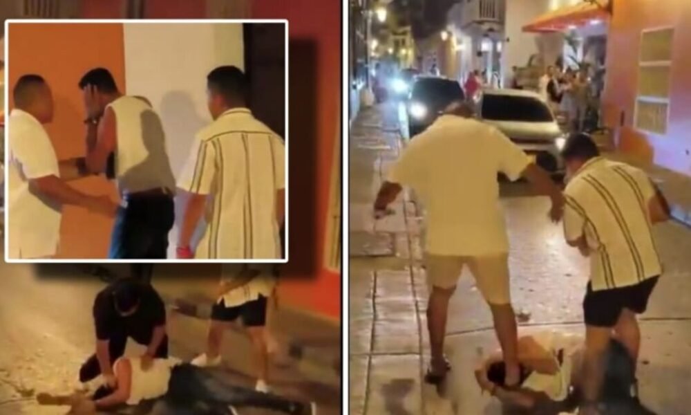 Un artesano venezolano fue agredido por turistas en el Centro Histórico de Cartagena: le rompieron la cara, le dieron patadas y lo exhibieron