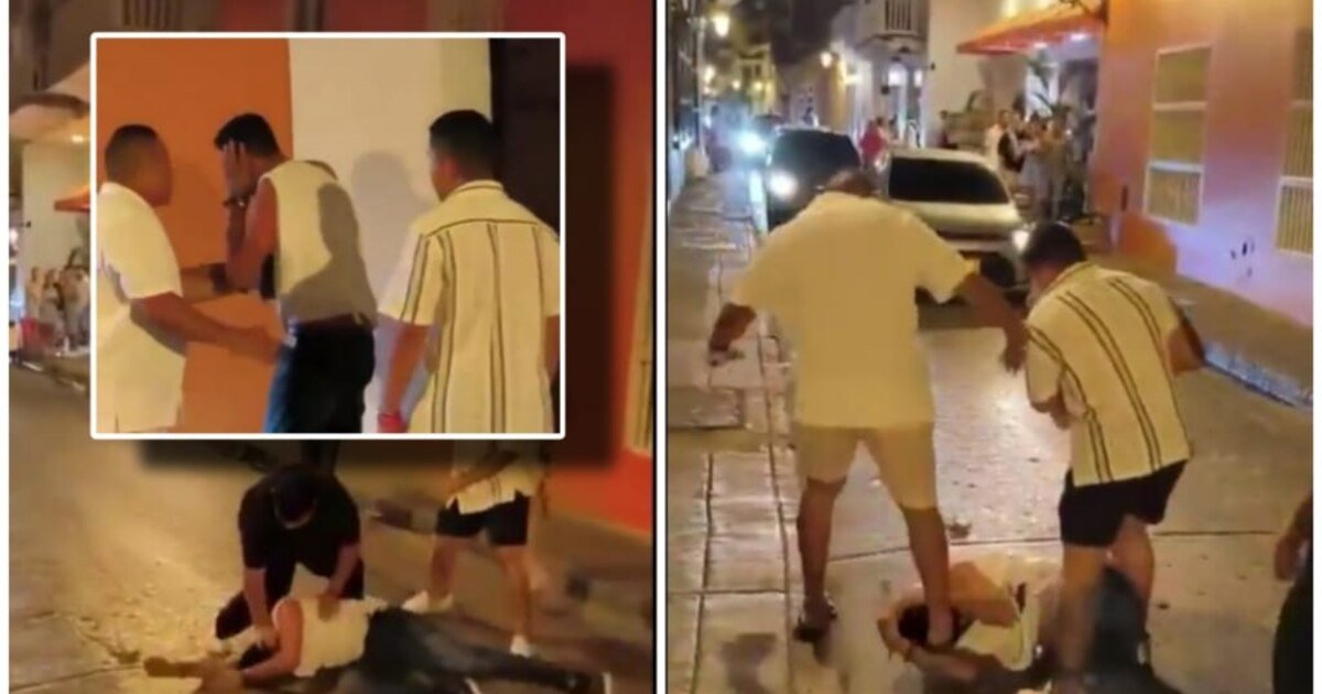 Un artesano venezolano fue agredido por turistas en el Centro Histórico de Cartagena: le rompieron la cara, le dieron patadas y lo exhibieron
