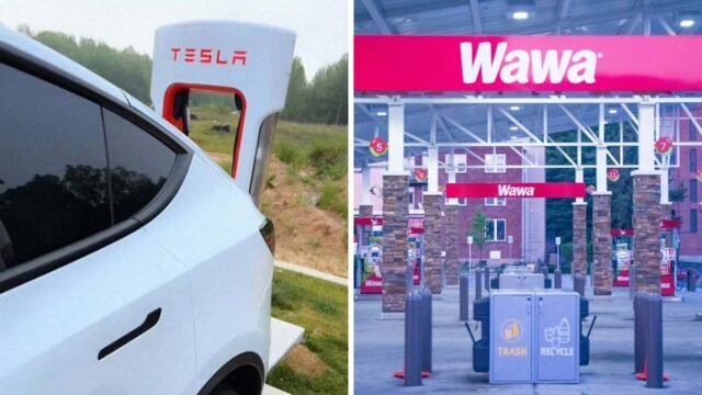 Una mujer conectando Tesla con 110 millas de carga en Wawa. Luego muere inmediatamente, la encierra: 'aire circulando'