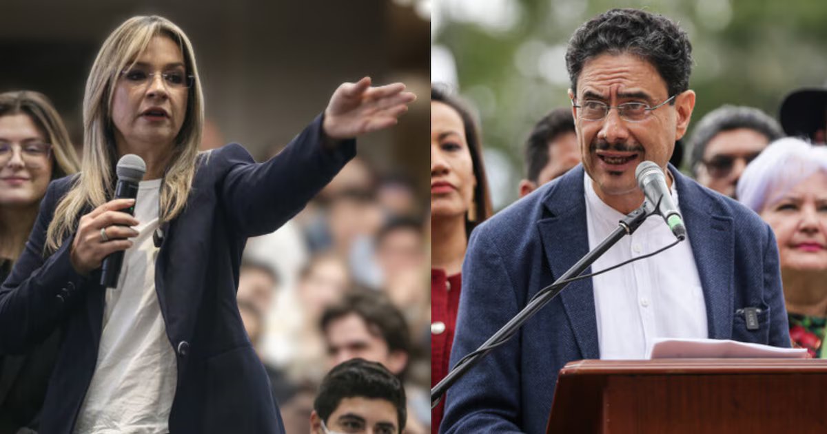 Vicky Dávila ‘fue ignorada’ en pleno centro de Medellín mientras, con megáfono en mano, retaba a Petro: “Cuidado con Iván Cepeda”