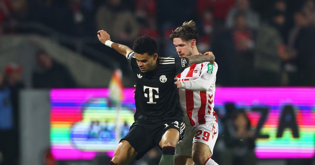 Video: Luis Díaz intervino en el segundo y tercer gol del Bayern Múnich en la victoria frente al FC Koln