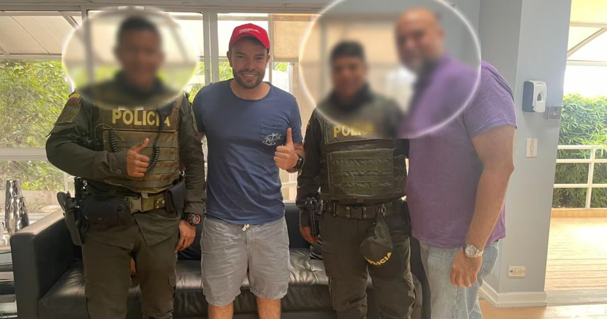 Video: presunto estafador y abusador sexual colombo-danés fue visto paseando en su carro de alta gama escoltado por la Policía