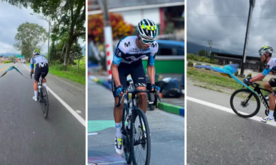 Video viral de ciclista colombiano entrenando junto a una guacamaya sirvió para recordar al fallecido Michele Scarponi: “Reencarnado”