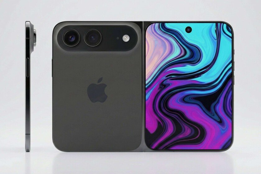 cuerpo de iPhone mini por fuera, pantalla de iPad por dentro
