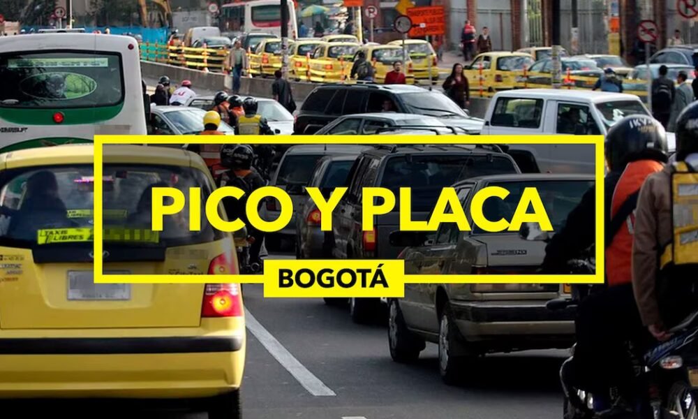 Pilas: Así rotará el pico y placa en Bogotá este jueves