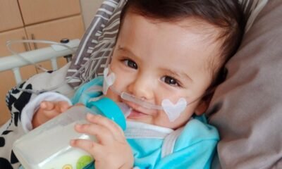 Buscan ayuda para salvar la vida de Gael, bebé que fue diagnosticado con una enfermedad genética y necesita tratamiento médico con urgencia.