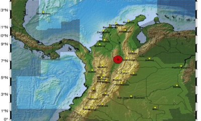 reportan fuerte sismo de magnitud 4,1 con epicentro en Los Santos, Santander; esto se sabe