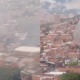 incendio consume varias casas del barrio Andalucía, en el nororiente de Medellín; Los civiles combaten las llamas mientras llegan los bomberos.
