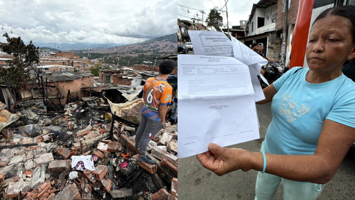 ¿Quién es el paciente con diagnóstico psiquiátrico que subió a una casa en Medellín? Este es el dramático relato de su madre: 'Me quería pegar'