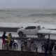 Vídeos impresionantes | Cartagena está bajo el asiento de las lluvias por frente frío que paraliza la movilidad: la Avenida Santander estaba cerrada