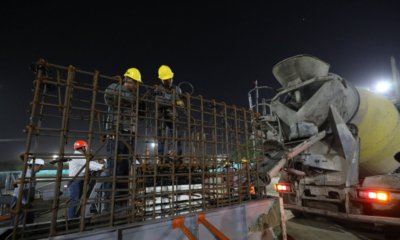 a buen ritmo avanzan las obras en el estadio Metropolitano; inició la fundición de columnas que sostendrán las nuevas graderías
