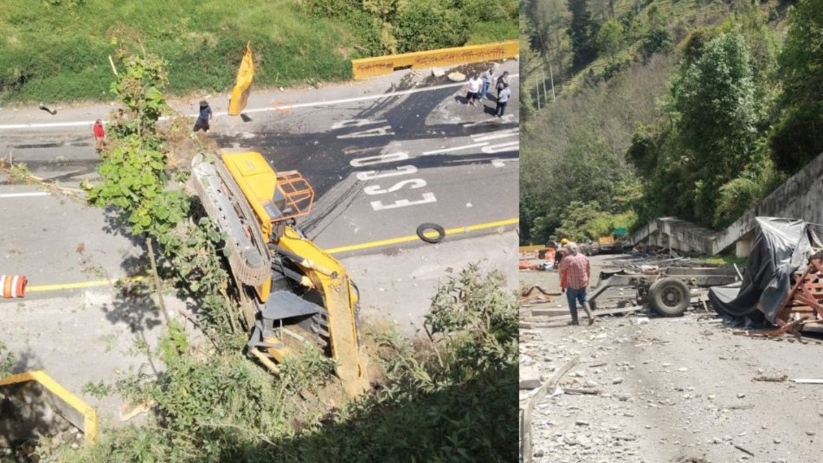 Grave accidente en la vía Calarcá