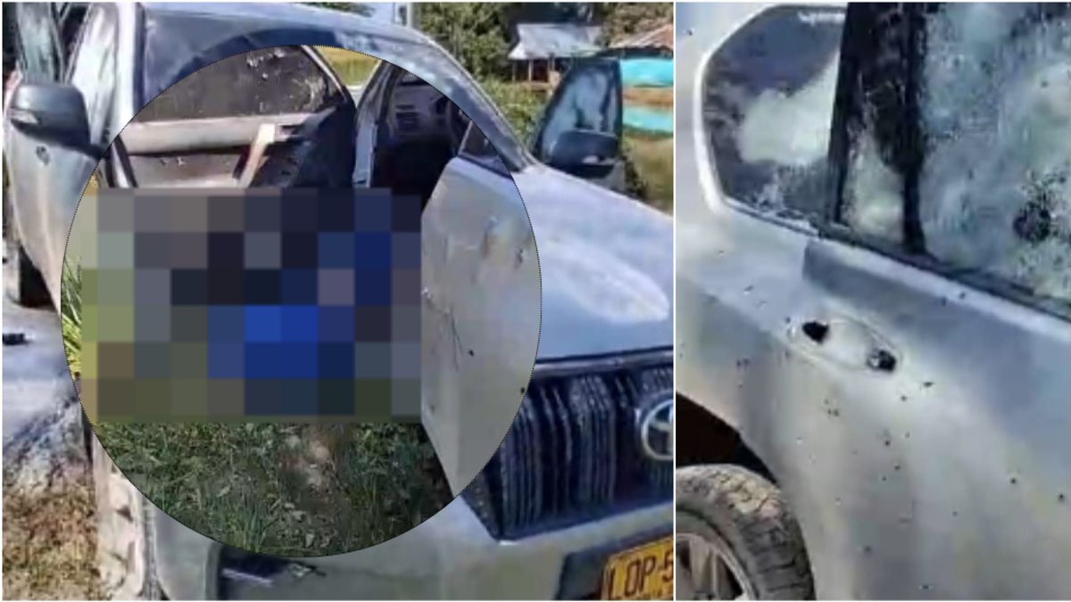 dos escoltas muertos y una camioneta desaparecida