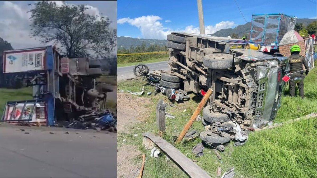 Tres muertos y cuatro heridos dejaron grave accidente en la vía Simijaca