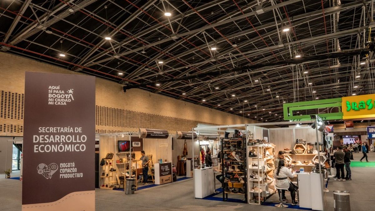 El 'corazón productivo' de El Restrepo latió en la feria International Footwear & Leather Show, en Bogotá