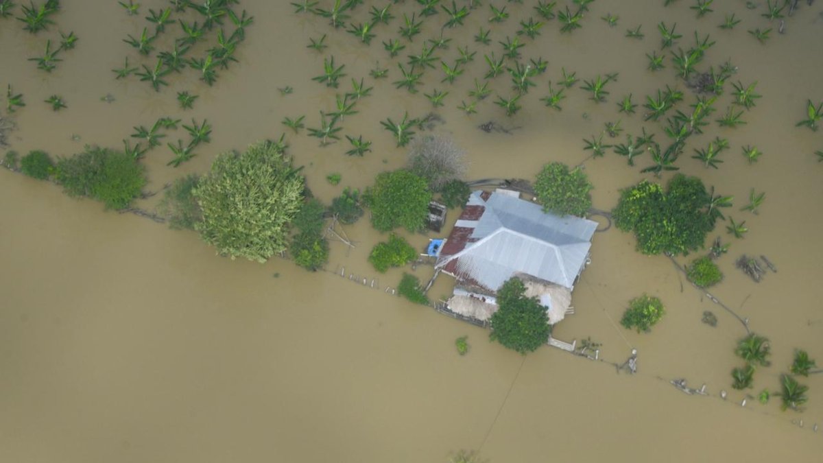 Impresionantes imágenes satelitales muestran la magnitud de las inundaciones en Córdoba tras las fuertes lluvias y la crecida del río Sinú