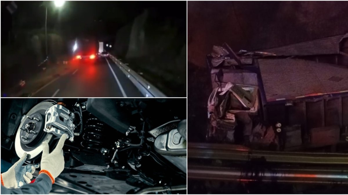 La principal hipótesis de accidente causado por tractocamión que perdió el control en la vía Armenia-Cajamarca y dejó motero muerto: ¿frenos o rampas?