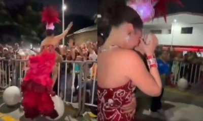 Rechazo generalizado por el beso no consentido que recibió la Reina del Carnaval 2026 cuando se acercó a saludar a una multitud durante La Guacherna