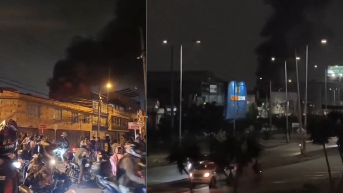 Grave incendio en una fábrica de colchones en el municipio de Soacha, Cundinamarca