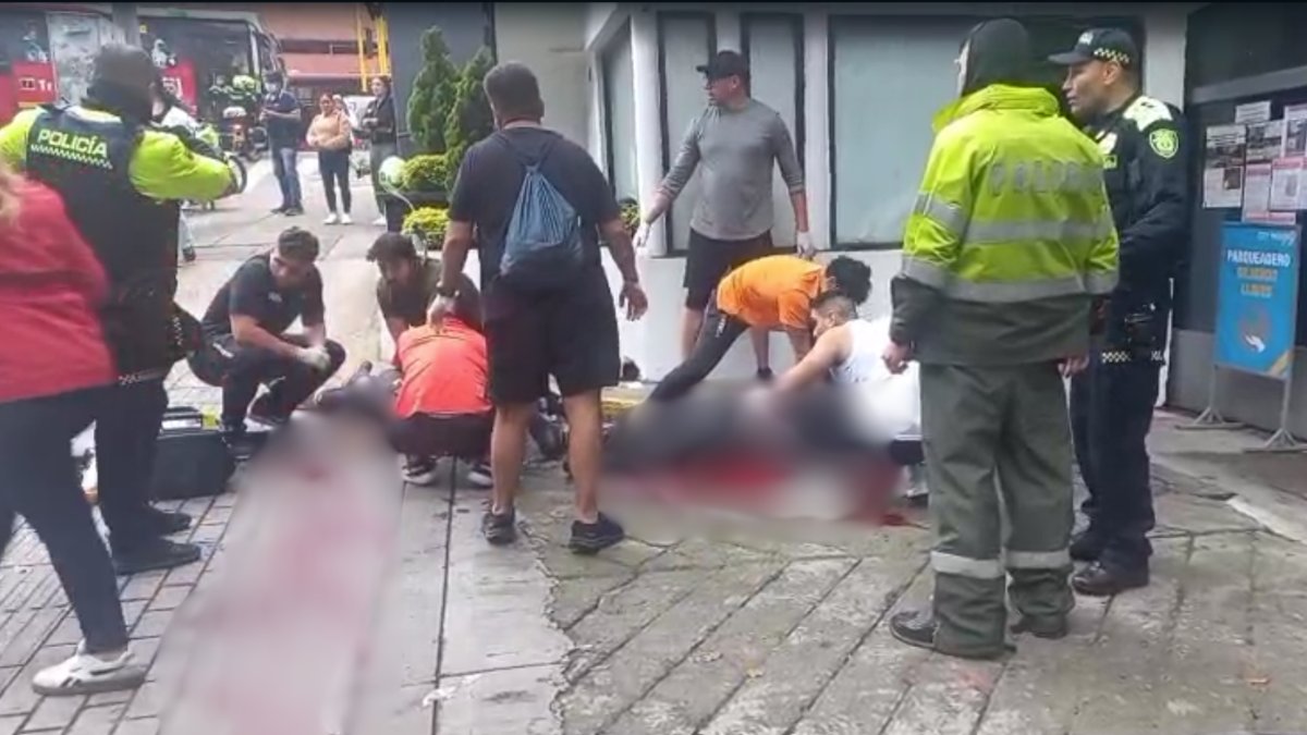 Se confirma que atentado que dejó dos heridos en la calle 85 fue un caso de sicariato