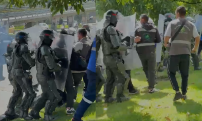 Manifestación de recicladores bloquea la calle 26; hace presencia UNDMO