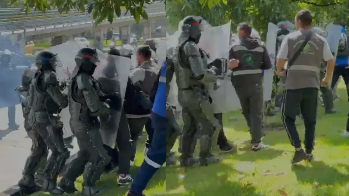 Manifestación de recicladores bloquea la calle 26; hace presencia UNDMO