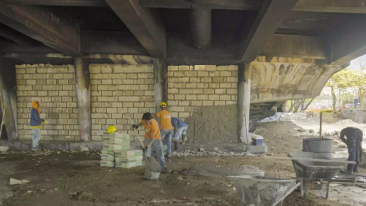 Cartagena avanza en obras bajo el puente Heredia para mejorar seguridad y fortalecer el corredor turístico de la ciudad