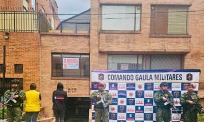 El Ejército allanó apartamento y parqueadero en lujoso sector de Bogotá que pertenecería a exparamilitares