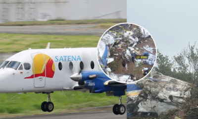 Las imágenes inéditas del accidente de avión de Satena en el que murieron 15 personas que reveló informe de Aerocivil: 'Manipulación de la escena'