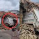 Video de cámaras de seguridad reveló cómo fue el choque del camión recolector de basura contra una vivienda en La Candelaria, en Bogotá