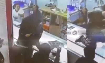 el hecho fue grabado por las cámaras de seguridad