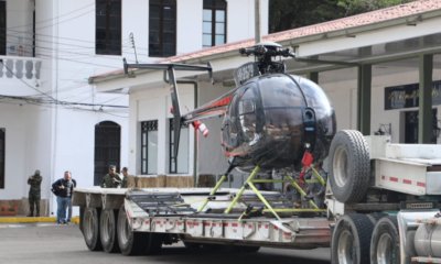 Ejército, Fuerza Aeroespacial y Fiscalía incautaron un helicóptero en Cundinamarca que sería usado por bandas de narcotráfico