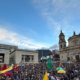 Así se han vivido las manifestaciones en apoyo al salario mínimo, convocadas por el presidente Petro, en Bogotá y otras ciudades