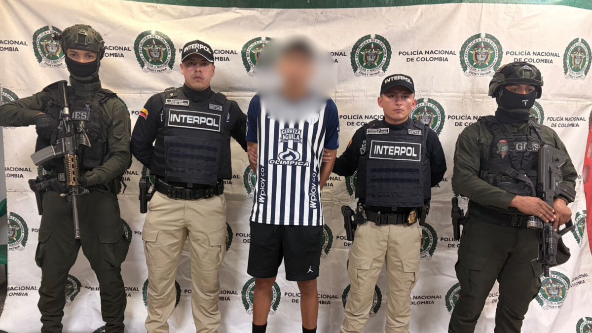 Capturan en Barranquilla a un hombre con circular roja de Interpol, acusado de cometer un homicidio en España: esta era su identidad